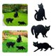 thumbnail image 4 of 3pcs Gato Garden Scarer Cat Outdoor Decorative Stakes For Home Decor, 4 of 9