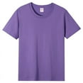 thumbnail image 1 of Selected pure cotton round neck parent-child short-sleeved shirt, casual party sports loose top, 1 of 2
