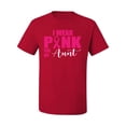 thumbnail image 2 of I Wear Pink for My Aunt Survivor Awareness Men's Graphic T-Shirt, Red, 5XL, 2 of 3