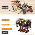 thumbnail image 5 of Heavy Duty Floating Tool Shelf&Organizer Wall Mounted for Handheld & Power Tools, 5 of 8