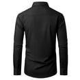 thumbnail image 6 of sogami Men's Dress Shirt long Sleeve Slim Fit Button Up Shirt Business Casual, 6 of 6