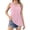 Pink, variant on Iaqnaocc Tank Tops for Women V Neck Pleated Loose Fit Baby Doll Top Going Out 2026 Summer Solid Tunic Shirts Sleeveless Flowy Hem Tees Blue M