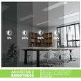 thumbnail image 4 of Magshion 6 Piece 1x4 LED Flat Panel Recessed Light, 3 Color Selectable 3000K/4000K/5000K-4000LM Dimmable Drop Ceiling Light, 110LM/W, 4 of 11