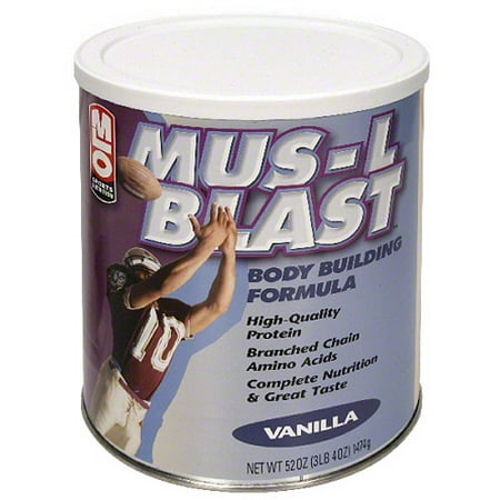 MLO Sports Nutrition Mus-L Blast Vanilla Body Building ...