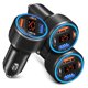 thumbnail image 1 of Cargador de coche Costyle 65W 4 puertos USB-C PD 30W/QC 3.0 negro, 1 of 7