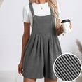 thumbnail image 2 of Women's Summer Ribbed Jumpsuit Casual One-piece with Pockets, 2 of 4