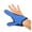 Blue-Right, variant on 1Pcs Fishing Gloves 2 Fingers Protector Breathable Anti-Slip Anti-Cut Fishing Gloves ,Flexible and Comfortable