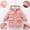 Pink, variant on CYRBOKO Girls Long Winter Coats, Thickened Long Sleeve Thermal Full Zip Kids Clothing Beige Size 2-12 T