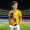 thumbnail image 2 of Kids Soccer for Boys Girls Germany Football Training Shirt Uniform Sport Casual T Shirt for Germany Soccer Fans 3-16Y, 2 of 4