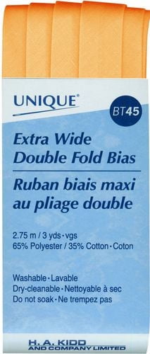 UNIQUE Double‑Fold (Extra‑Wide) Bias Tape, × 2.75 m, poly‑cotton, 15 mm x 2.75 m