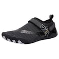 thumbnail image 2 of Water Shoes for Mens Plus Size Aqua Socks with Hard Sole Wide Toe Box Quick-Dry Barefoot Shoes for Hiking Beach Sports Swim Pool, 2 of 2