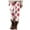 White, variant on Dmsael Christmas Yoga Pants for Women Christmas Leggings for Women High Waisted Santa Claus Print Ankle Length Seasonal Printed Leggings Soft Brushed Pants Red,XL