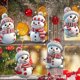 thumbnail image 4 of 1pc Christmas Decoration Pendant 2D Acrylic Cartoon Christmas Snowman Home Garden Christmas Tree Pendant Party Decoration Decora, 4 of 5