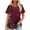 Blue-19, variant on STETMN Womens Trendy Short Sleeve T Shirts Crew Neck Printed Loose Tops Summer Fit Casual Blouses
