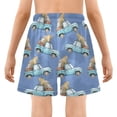 thumbnail image 5 of joogoo Capybara on Trucks Boys Swim Trunks Beach Swimsuit Shorts Boxer 5-6T, 5 of 8