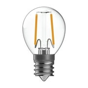 GE Appliance LED Light Bulb, 25 Watt, Soft White, S11 Bulb, E17 Base