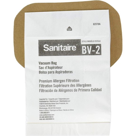 Sanitaire BV-2 Premium Paper Bag, White