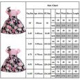 thumbnail image 3 of Vestido de flores con lazo para niñas, desfile, dama de honor, fiesta, boda, vestido de baile/8-9 años/ Afortunado Sencillez, 3 of 3