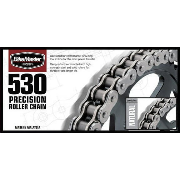 BikeMaster 530 Standard Chain, 100 Links - Natural