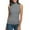 Grey, variant on Wangmeiwg Women's Solid Color Pullover Sleeveless High Neck Casual Slim Fit Vest 3x Tops for Women plus Size