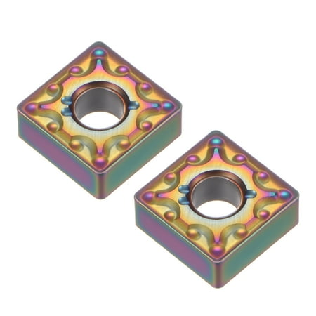 

Uxcell Carbide Turning Inserts SNMG120408-MA CNC Lathe Indexable for Holder 2Packs