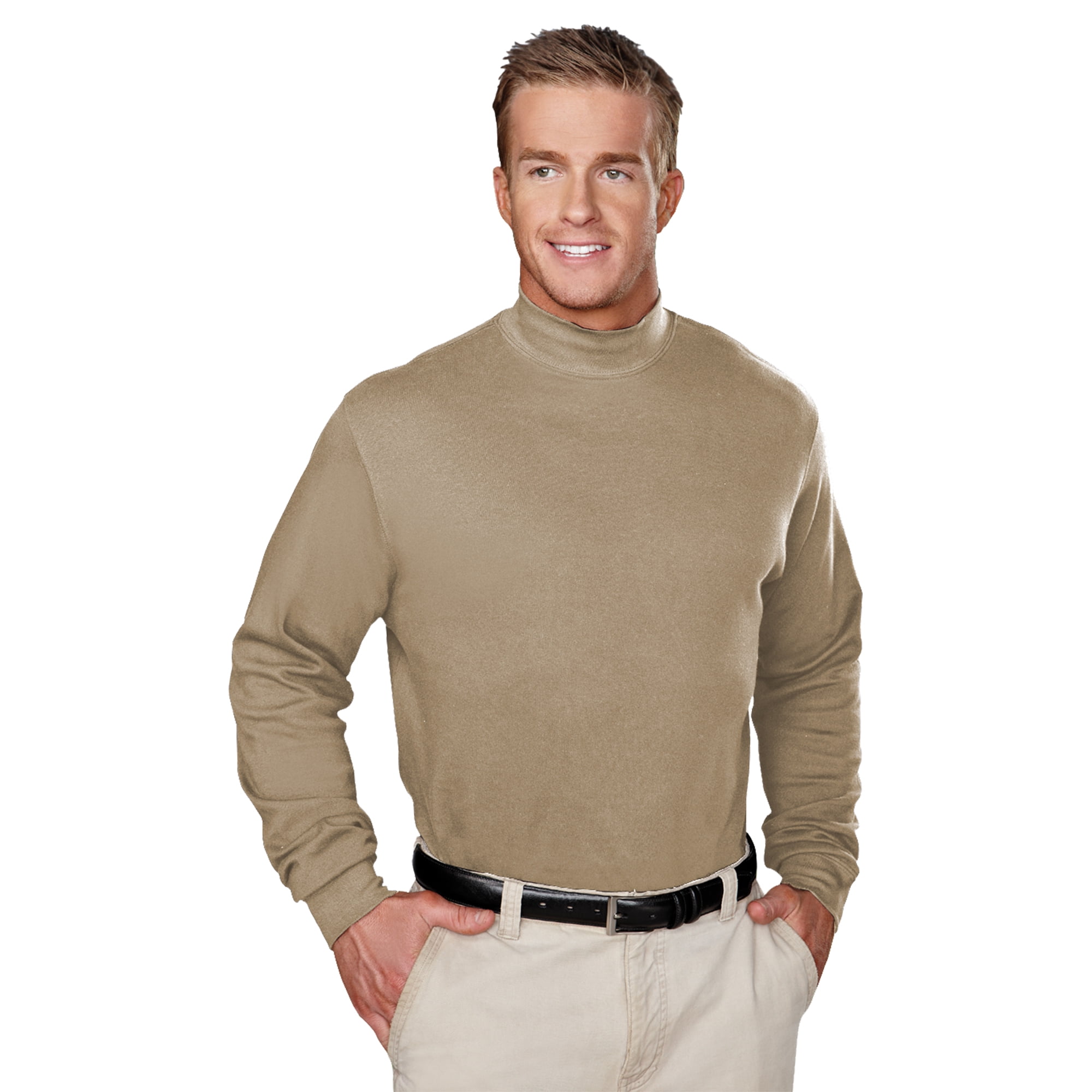 mens mock turtleneck with spandex