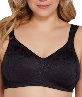 Playtex 18 Hour Ultimate Lift & Support Wirefree Bra (4745B) Black, 38D