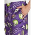 thumbnail image 4 of Beetlejuice Men's and Big Men’s Print Pajama Pants, Sizes S-2XL, 4 of 5