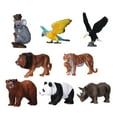thumbnail image 4 of Juego de 8 figuras de animales del bosque, juguetes de plástico de animales salvajes de la jungla, figuras gigantes de animales salvajes de la jungla, juguetes de verdadera excelencia, 4 of 14