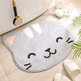 thumbnail image 5 of Hearth & Gear Whimsical Shiba Inu & Cat Wool Rug Entryway/Bath Mat ( & Thick)" Rugs for Living Room 8x10 Fall through Blanket Microfiber Blanket Oversized Throw Blankets for Couch Fuzzy Blanker of, 5 of 5