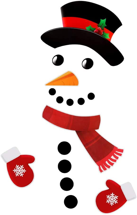 Molde Colores De Un MuÃ±eco De Nieve Goma Eva MuÃ±eco De Nieve