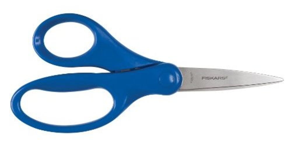 fiskars big kids scissors, 6", blue (1946401028)