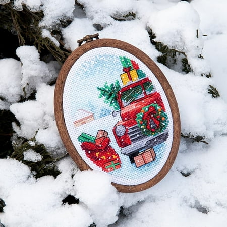 UPC: 4823069645052 | M-502C Counted cross stitch kit series Preparing for the Holidays