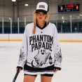 thumbnail image 2 of UDAUDU Halloween Shirts for Women V-Neck Spooky Cute Ghost Graphic Tee Holiday Long Sleeve Jersey Comfortable Soft Halloween Costume XL, 2 of 7