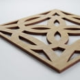 thumbnail image 4 of Ekena Millwork 7 3/8"W x 7 3/8"H x 1/4"T Extra Small Baytown Decorative Fretwork Wood Wall Panels, Birch, 4 of 13