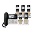 thumbnail image 1 of Teléfono con cable/inalámbrico VTech VG208-5 DECT 6.0 de 5 auriculares plateado/negro, 1 of 7
