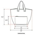thumbnail image 6 of MeMoi Daisy and Bees Makeup and Tote Bag Set, One Size, Light Blue, 6 of 6