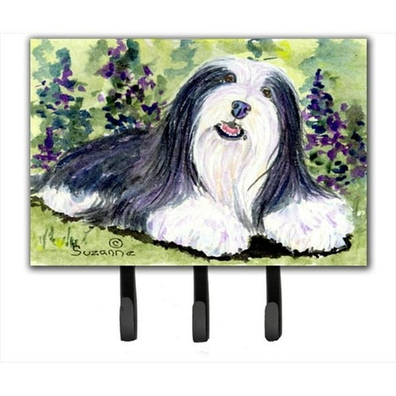 Bearded Collie Leash Holder Or Key Hook