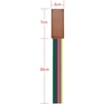 thumbnail image 2 of Chris.W 2Pack Ribbon Bookmarks for Bible 5-Page Ribbon Markers Artificial Leather Multi Page Marker with 5 Colorful, 2 of 5