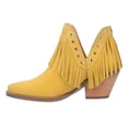 thumbnail image 3 of Dingo Womens Fine N' Dandy Fringe Studded Snip Toe Cowboy  Ankle Boots, 3 of 5