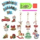 thumbnail image 1 of 1 juego de adornos navideños con diamantes, kit de pintura con colgante de diamantes para manualidades navideñas, 1 of 8