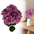 thumbnail image 2 of Artificial Hydrangea Flowers With Realistic Texture, Large Hydrangeas Bouquets For Wedding Centerpieces And Home Decor, Faux Flowers For Kitchen Table And Indoor Arrangements, 2 of 9