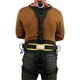 thumbnail image 5 of Arnés de seguridad para todo el cuerpo Protección contra caídas Equipo personal Construcción Andamio Espeleología Rappel con mosquetó Baoblaze Aprovechar, 5 of 8