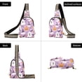 thumbnail image 7 of FORMRS Womens Crossbody Sling Bag Travel Daypack Shoulder Chest Backpack, Purple Cute Halloween, 7 of 7