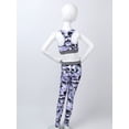 thumbnail image 7 of iiniim Big Girls 2PCS Sports Outfit Camouflage Printed Crop Top with Leggings Gymnastic, 7 of 7