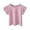 Light Purple, variant on Sunnyoo Big Girls T-Shirt Solid Short Sleeve Cotton Ribbed T Shirt, White
