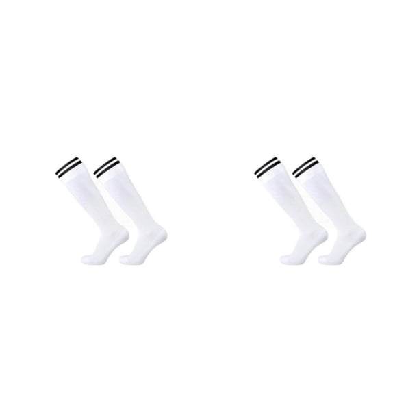 Calcetines deportivos Wosthever Para hombre Duraderos Transpirables Modernos Rayas negras blancas 2Conjunto
