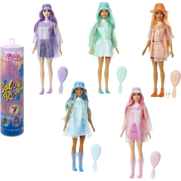 Absoluut Extreme armoede knuffel Barbie Color Reveal Sunshine & Sprinkles Fashion Doll with Pet &  Accessories (Styles May Vary) - Walmart.com