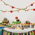 thumbnail image 5 of Back to School Decorations Banner Garland, 7.5 Ft Felt Pompom 3D Pencil Apples School Bus Ball Garland for Indoor Home Classroom Party Supplies, Pre-Assembled, 5 of 7