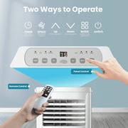 Havato Portable Air Conditioners 8,000 Btu, Quiet Portable Cooling AC Up to 350 Sq.Ft. , 3-1 AC Unit with Remote 24H Timer ,White